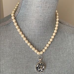 Authentic Chanel tweed button